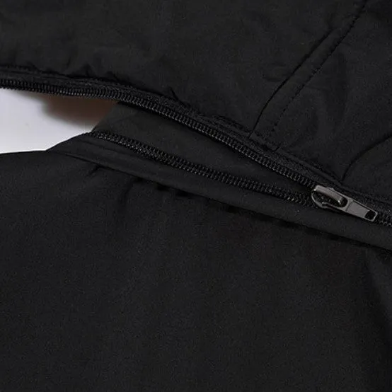 Men's Winter Fur-Hooded Warm Long Parka