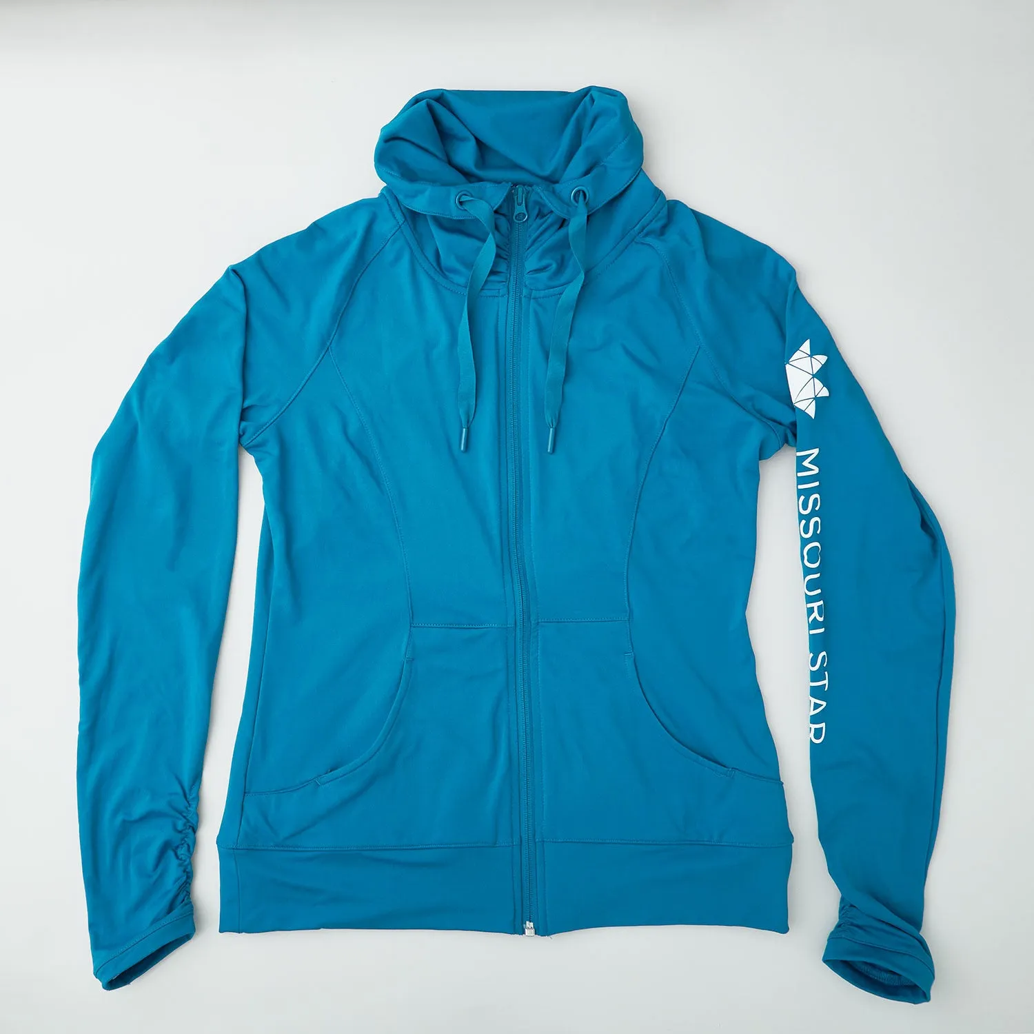 Missouri Star Ladies Sport-Wick Stretch Jacket - Peacock - S
