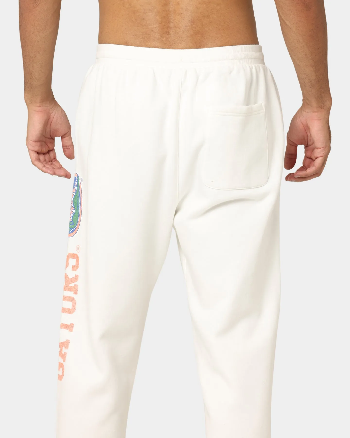 National Collegiate Athletic ASSC Florida Gators Vintage Baggy Track Pant Vintage White