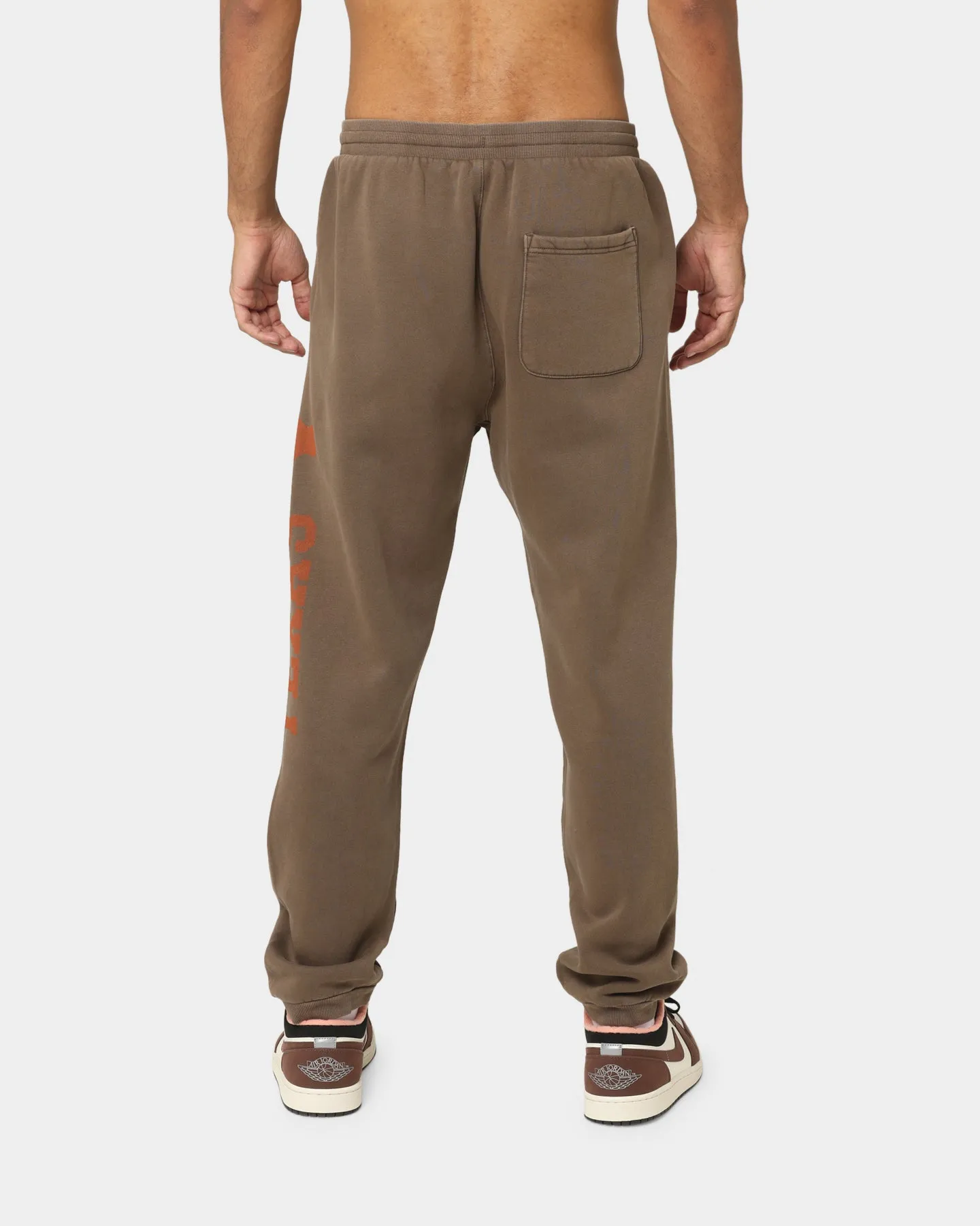 National Collegiate Athletic ASSC Texas Longhorns Vintage Baggy Track Pants Washed Chocolate