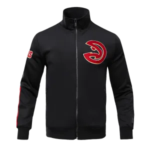 NBA ATLANTA HAWKS CLASSIC MEN'S DK TRACK JACKET (BLACK)