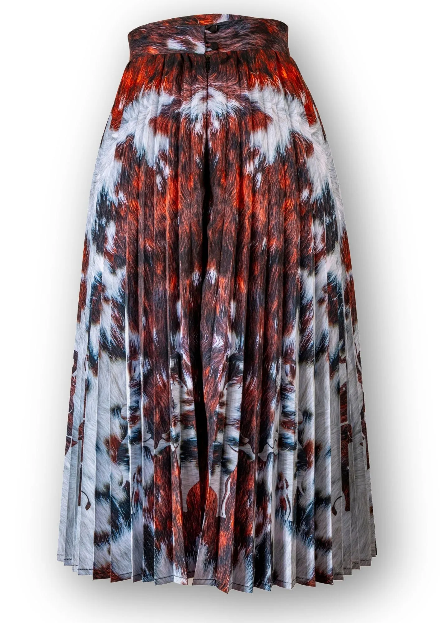Nguni pleated skirt