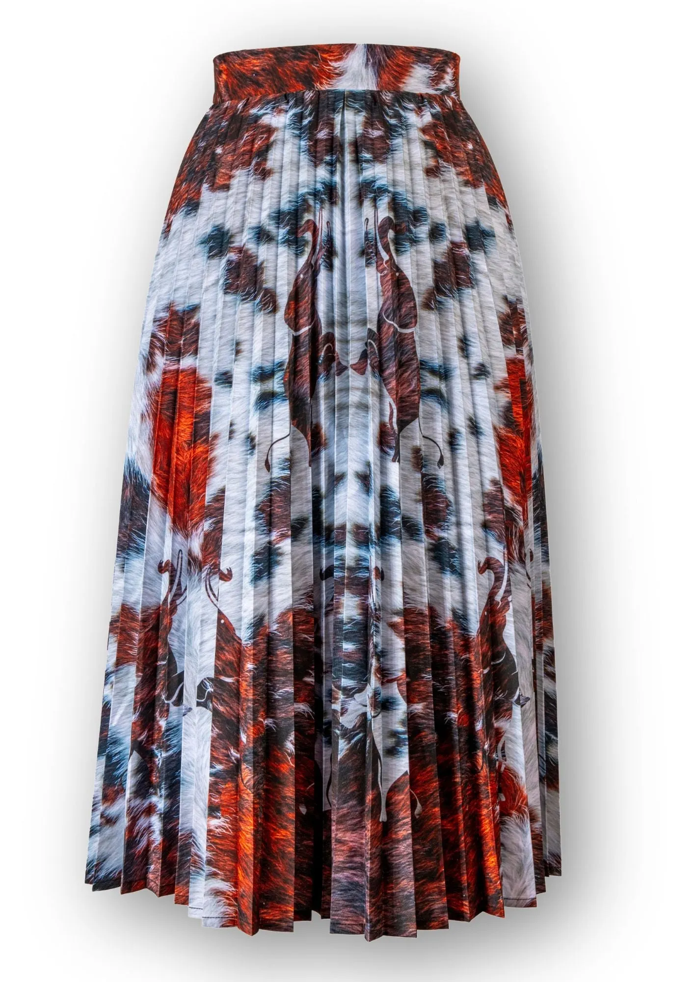 Nguni pleated skirt