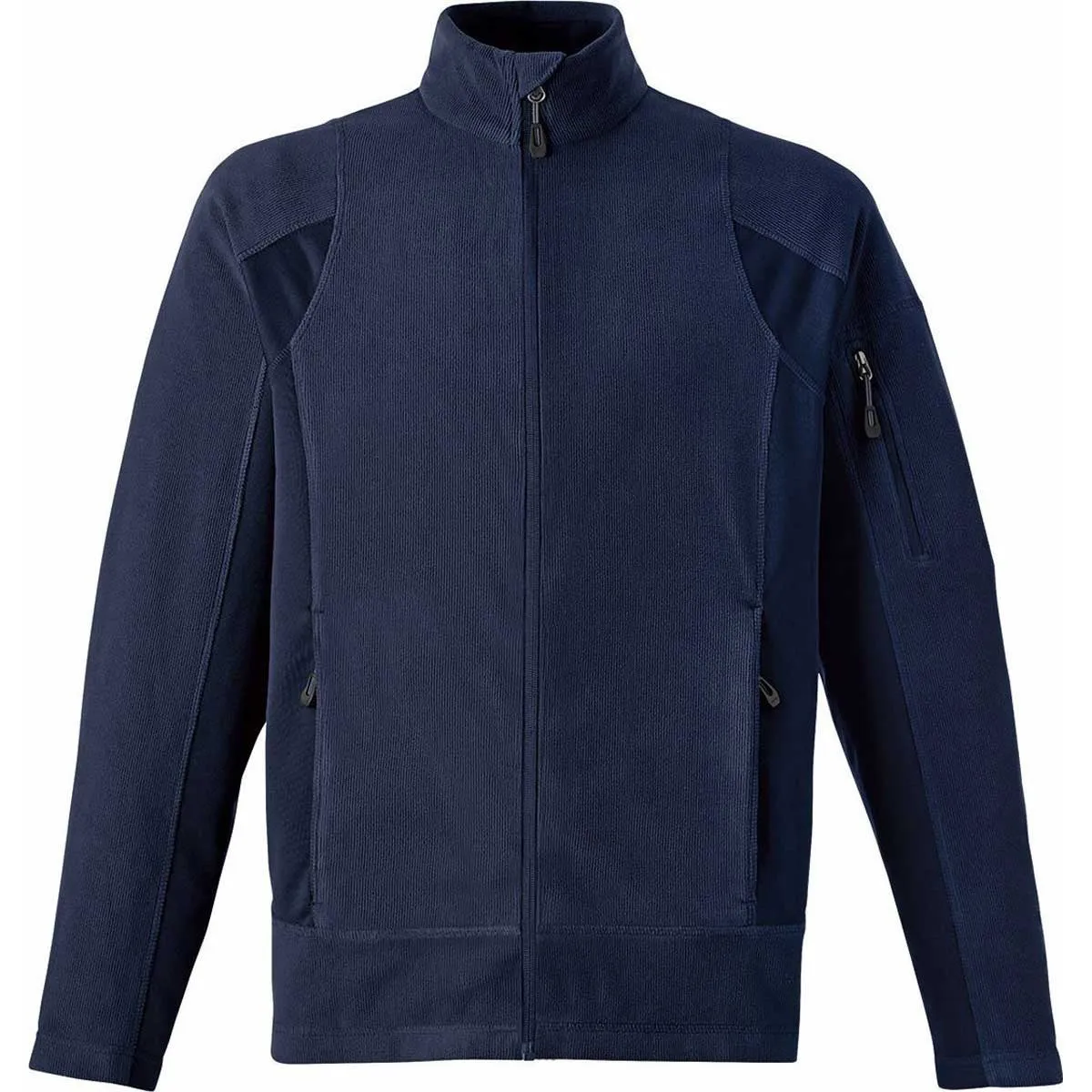North End Men's Night Generate Textured Fleece Jacket