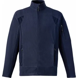 North End Men's Night Generate Textured Fleece Jacket