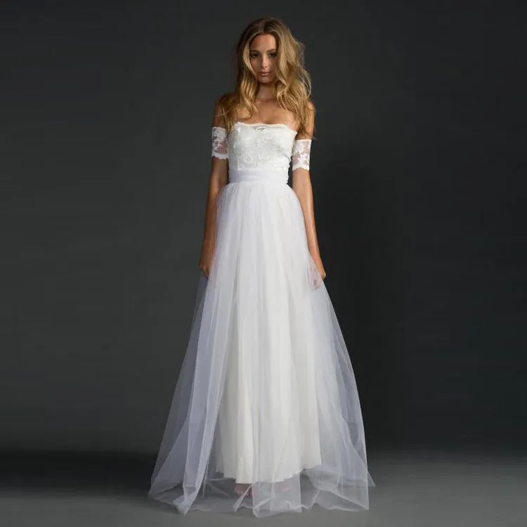 Off-Shoulder Lace Dress
