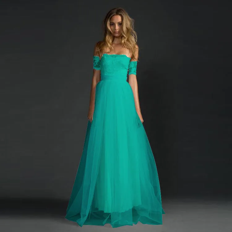 Off-Shoulder Lace Dress