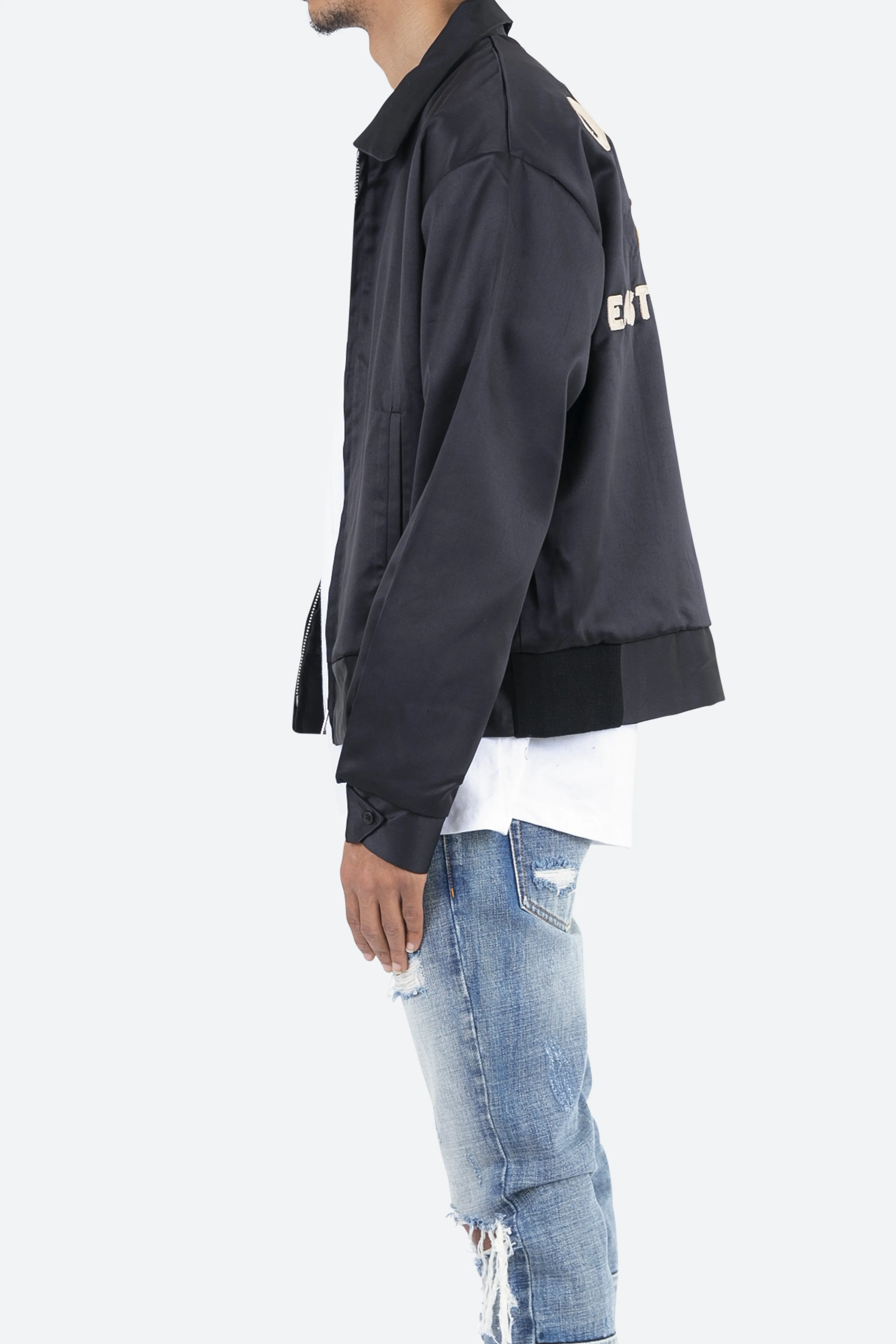 Oilers Lightweight Jacket - Black
