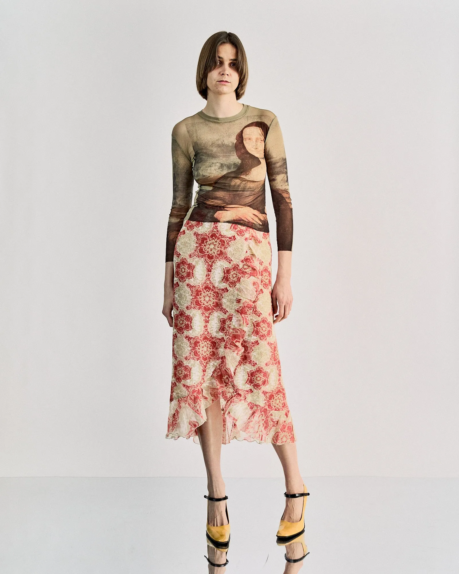 Peplum by Yoshiki Hishinuma Cauliflower ruffle skirt