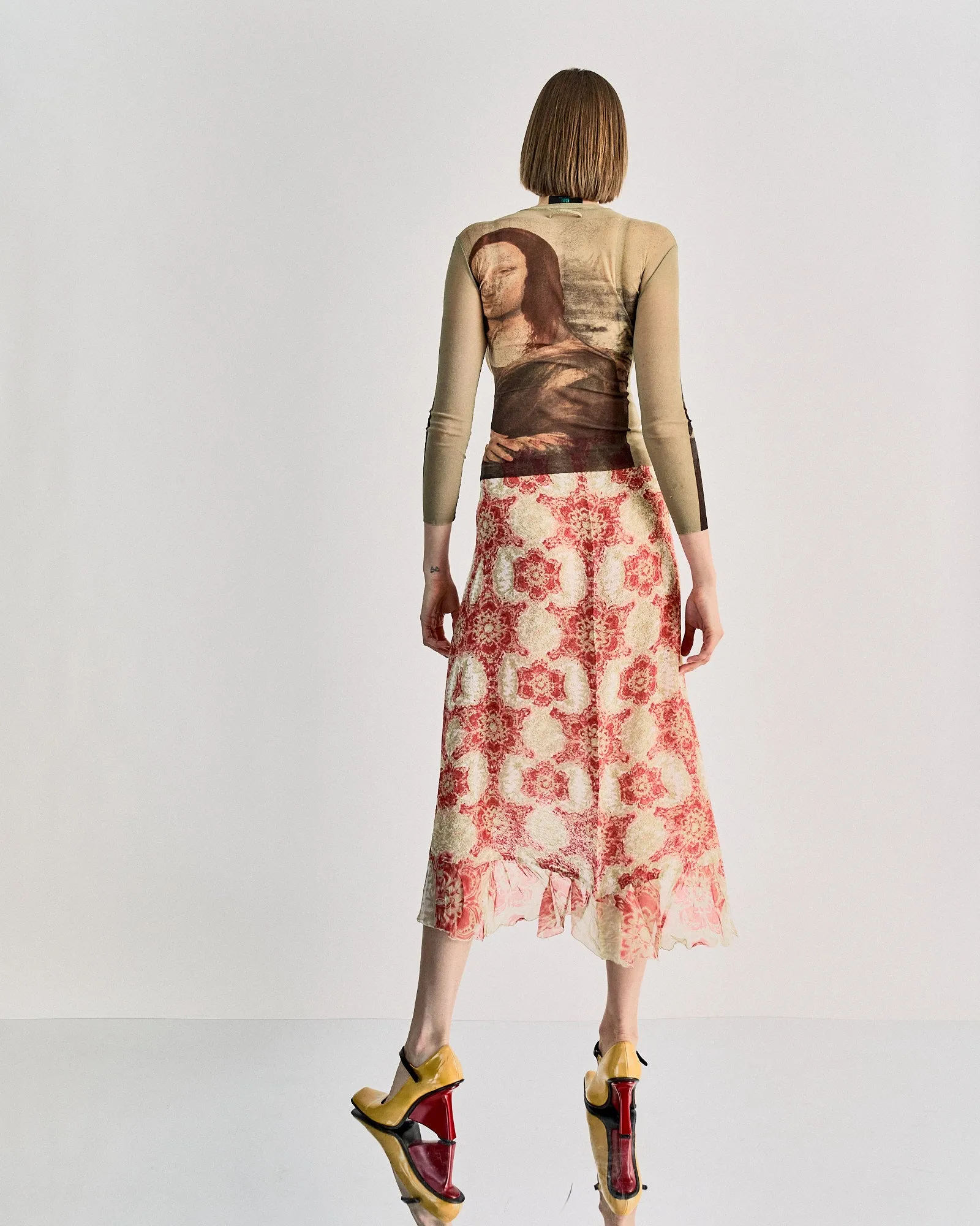 Peplum by Yoshiki Hishinuma Cauliflower ruffle skirt