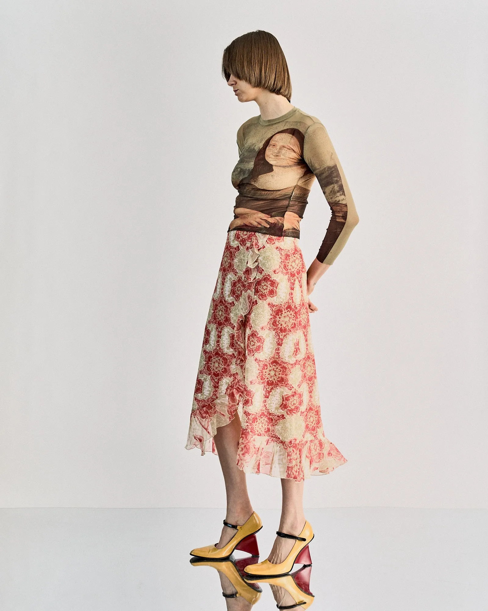 Peplum by Yoshiki Hishinuma Cauliflower ruffle skirt