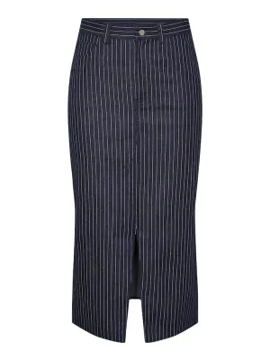 Pieces Adella - Denim nederdel