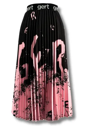 Pink Gert pleated skirt