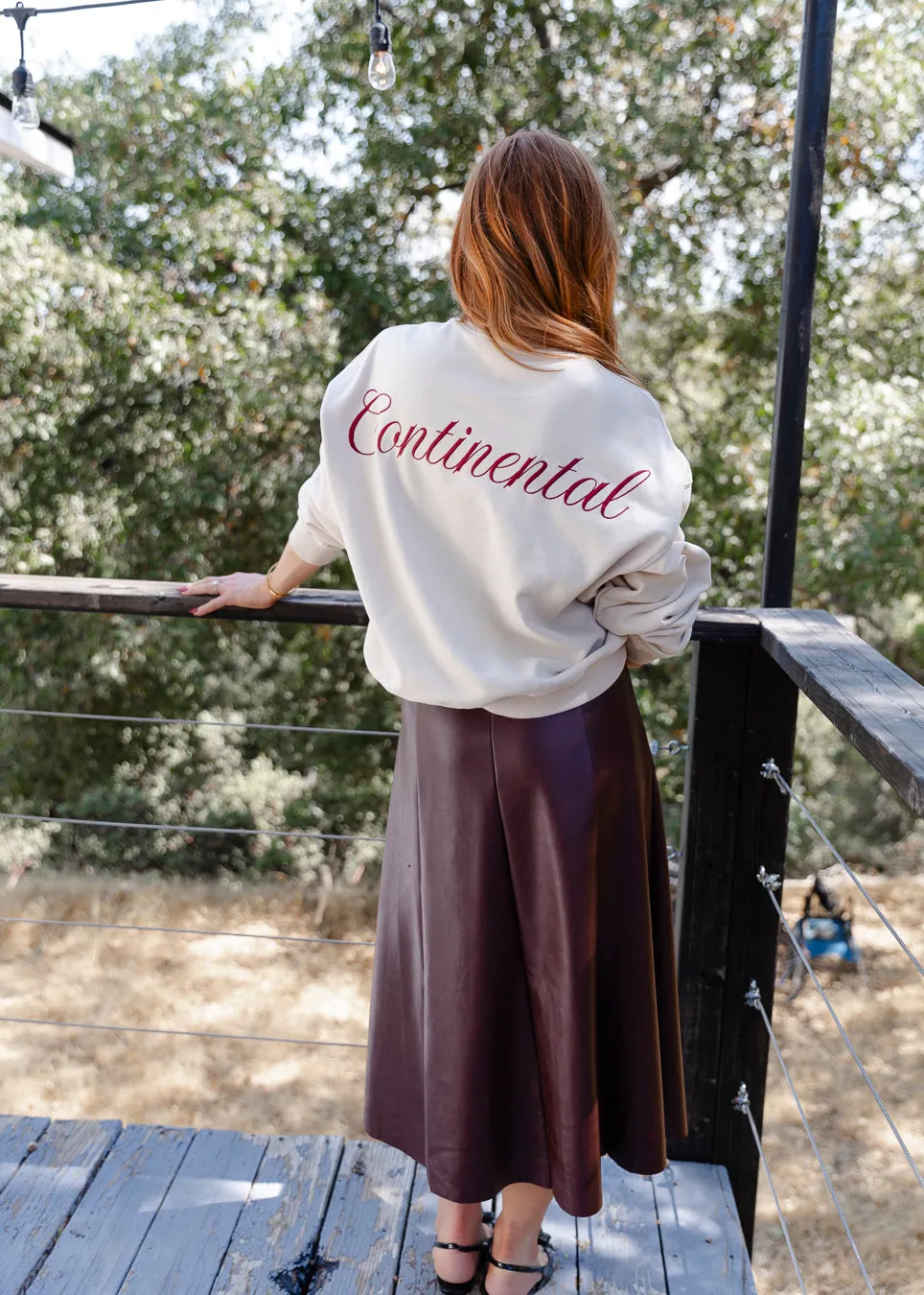 Portofino Italy Embroidered Sweatshirt