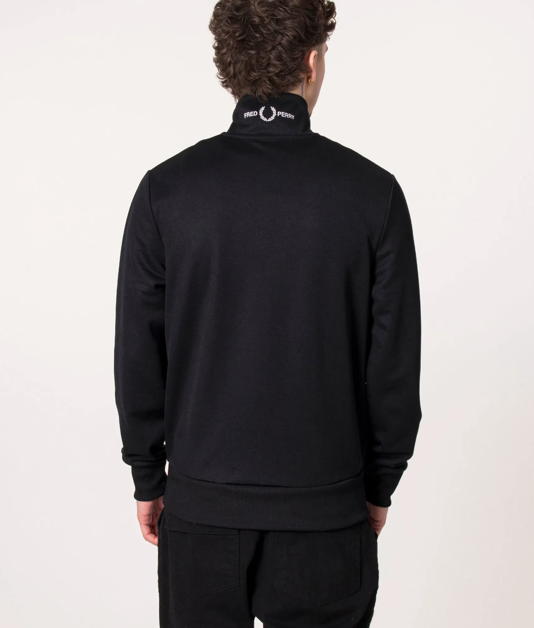 Quarter Zip Branded Collar Track Top