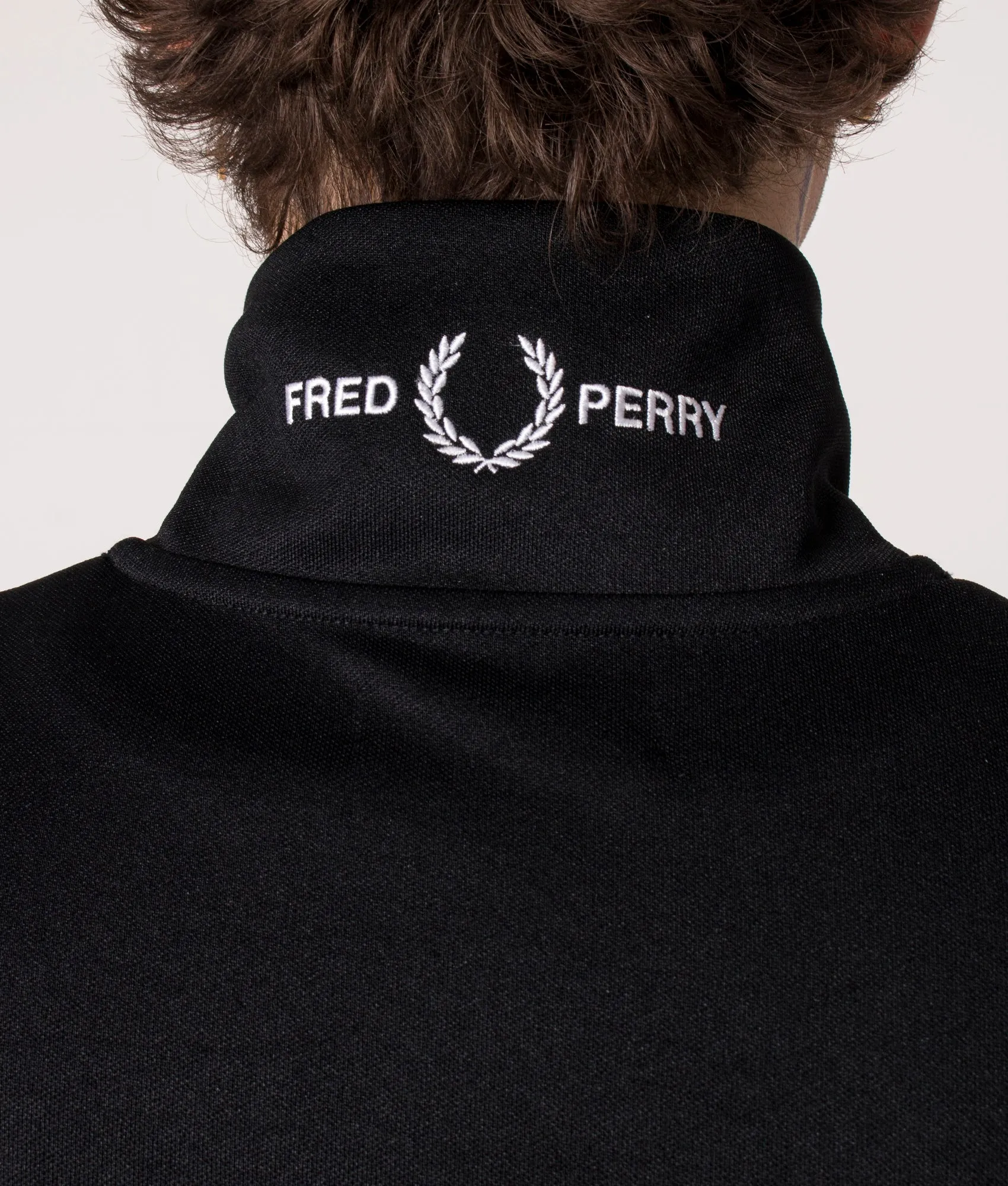 Quarter Zip Branded Collar Track Top