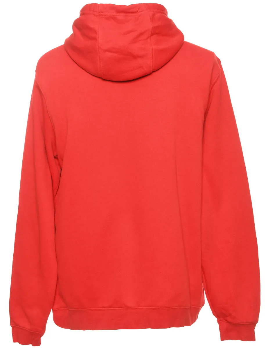 Red Nike Peppers Printed Hoodie - L