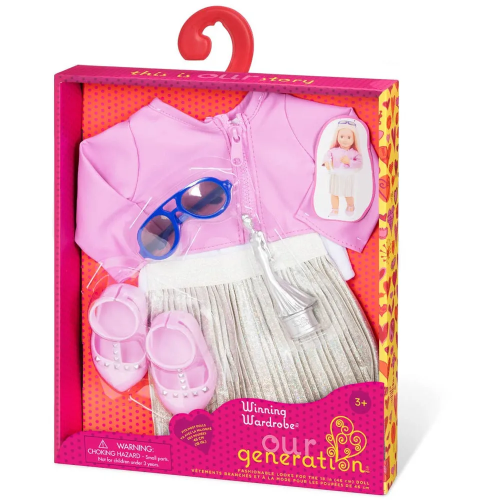Regular Actress Outfit for 18" Dolls - Winning Wardrobe