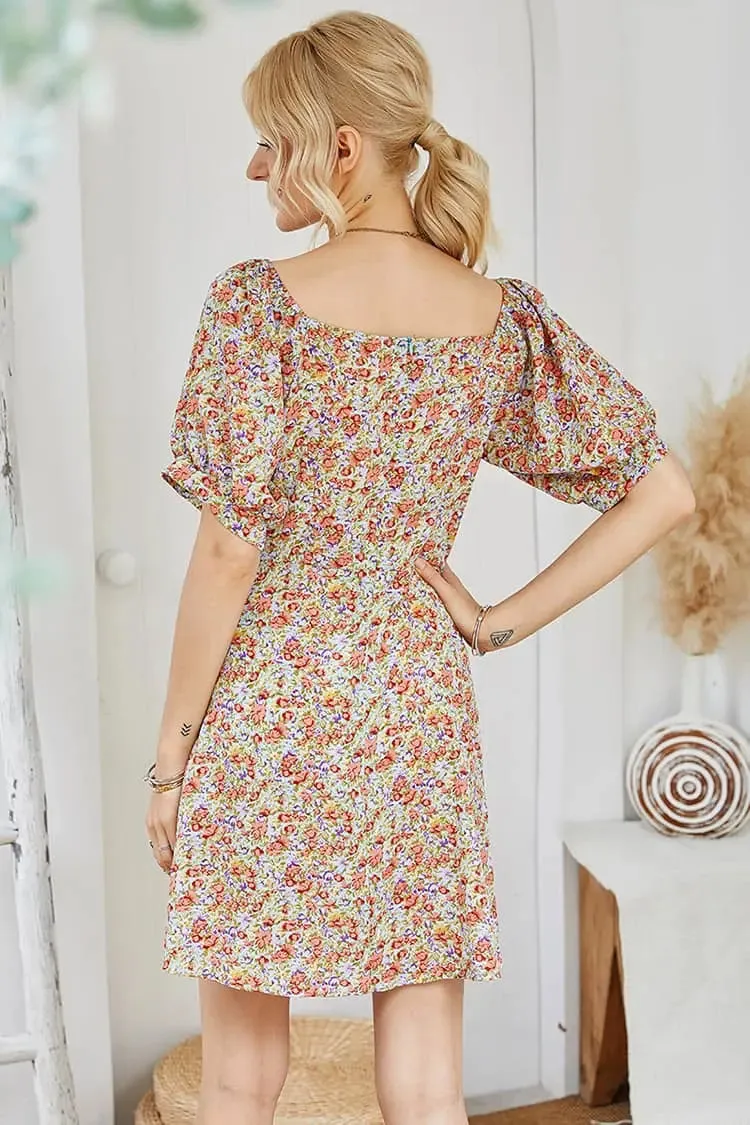 Retro Floral Dress