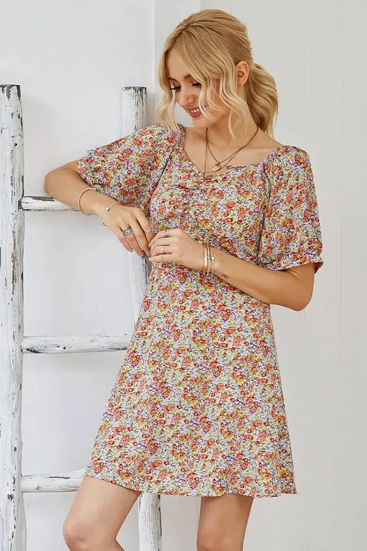 Retro Floral Dress