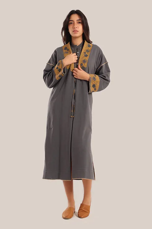 Reversible cotton milton printed coat