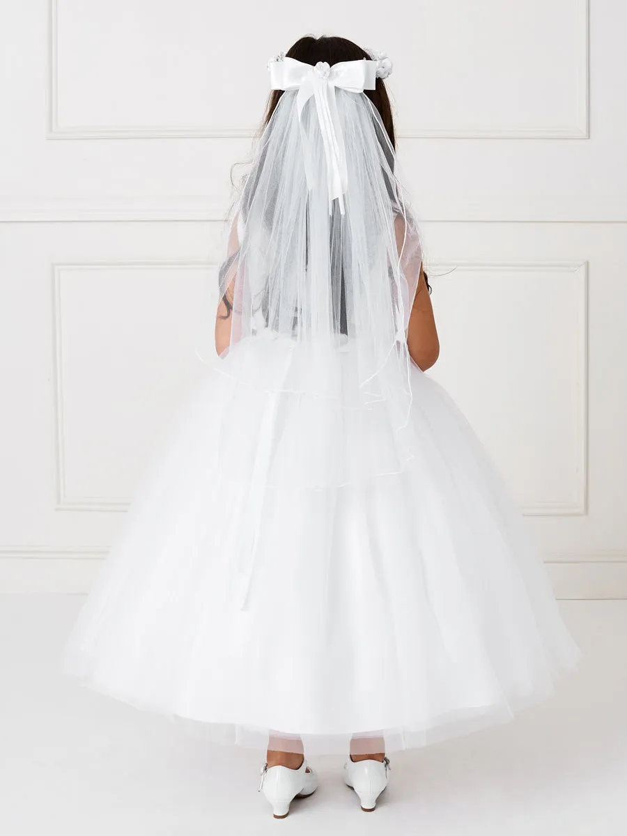 SALE TK5808 White Dress (6 yrs only)