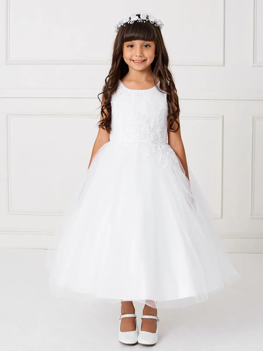 SALE TK5808 White Dress (6 yrs only)