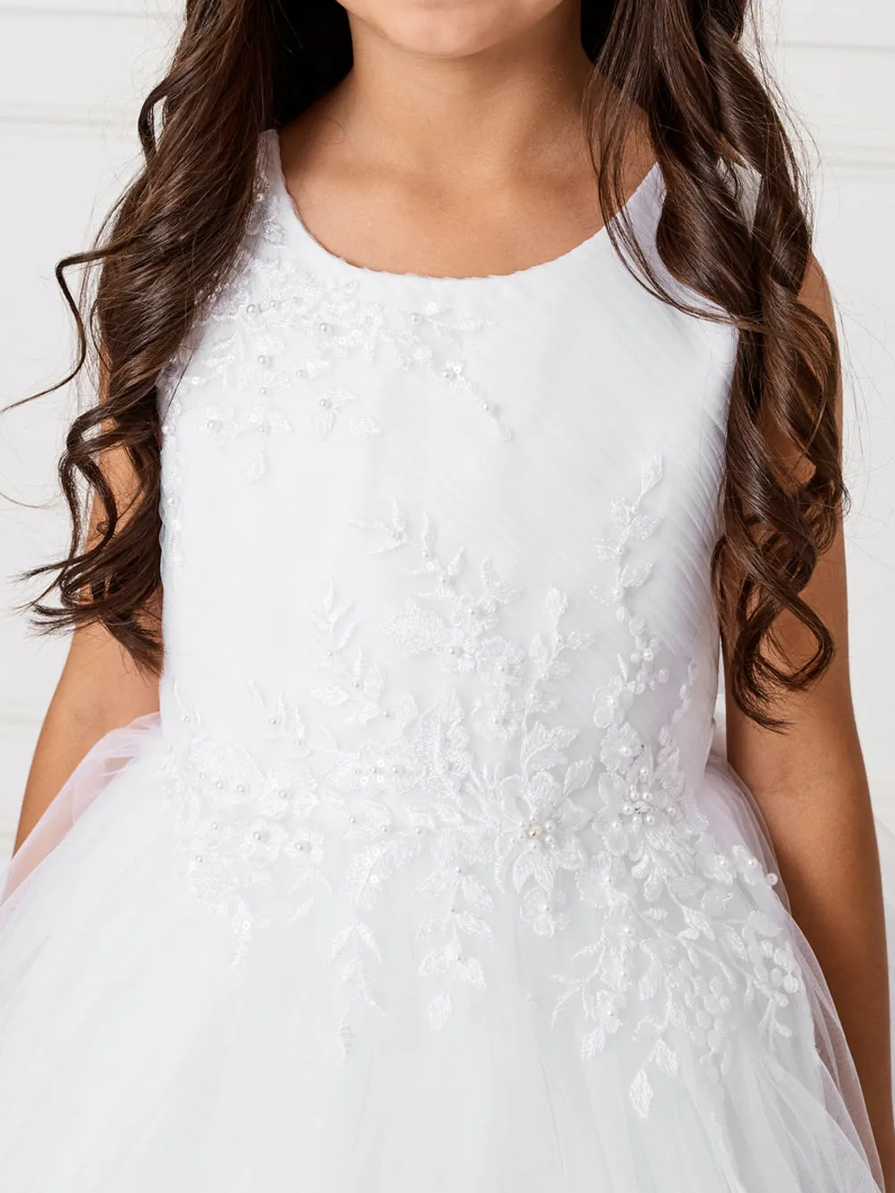 SALE TK5808 White Dress (6 yrs only)