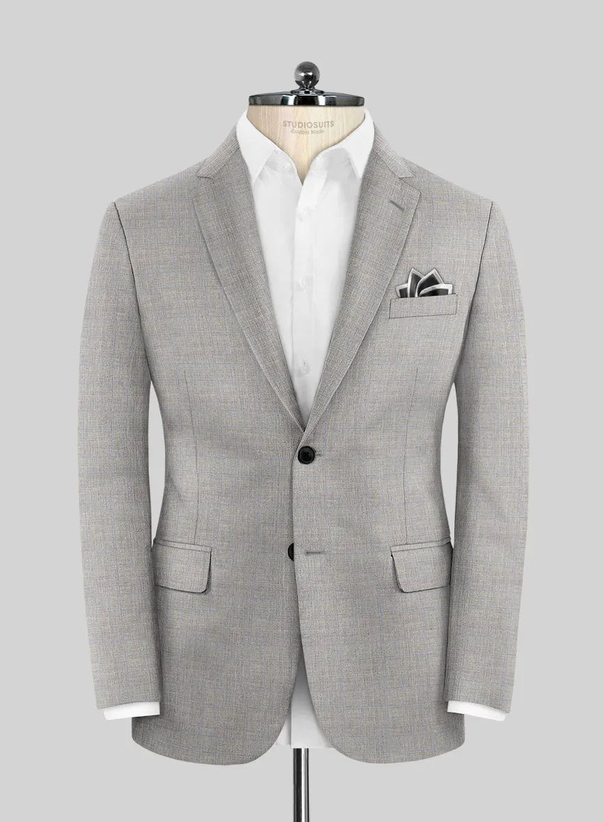 Scabal Cosmopolitan Prince Gray Wool Jacket