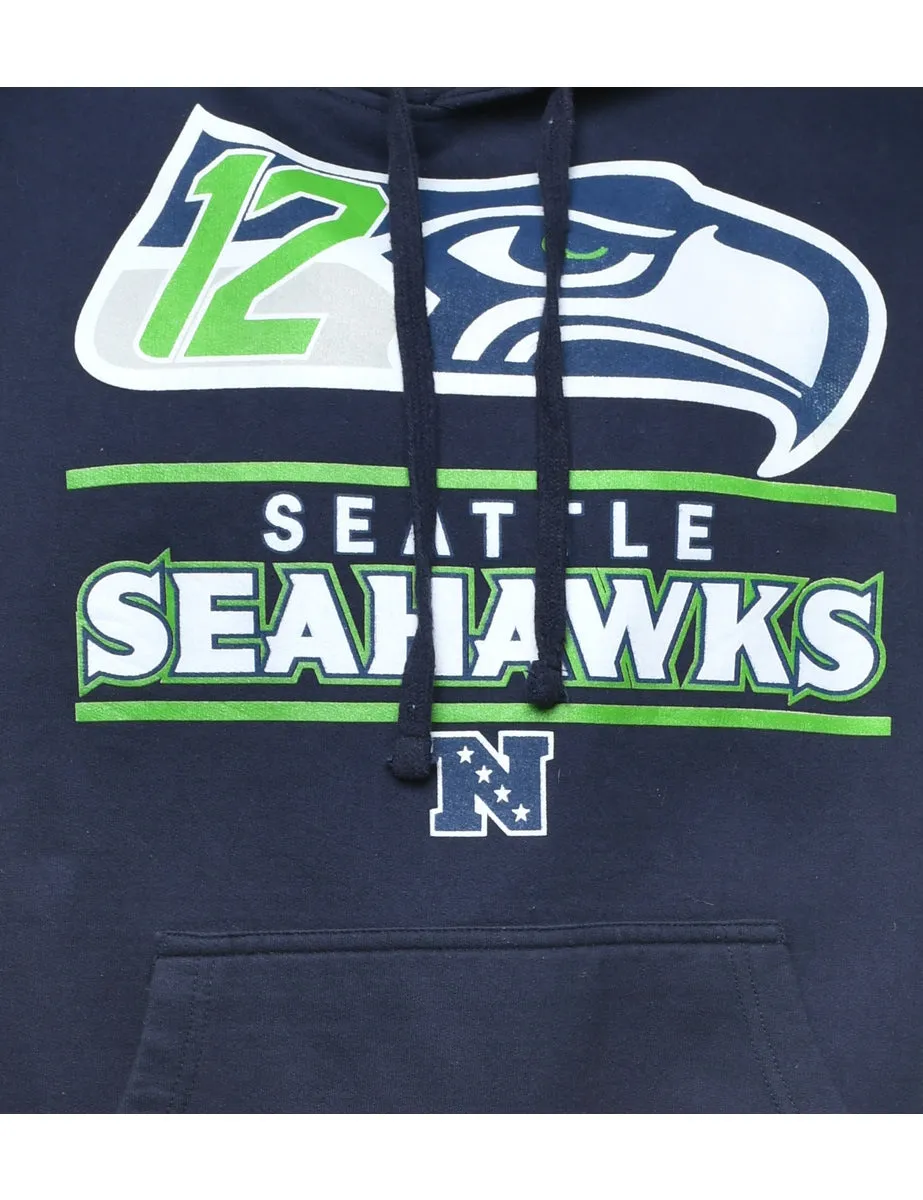 Seattle Seahawks Printed Hoodie - S