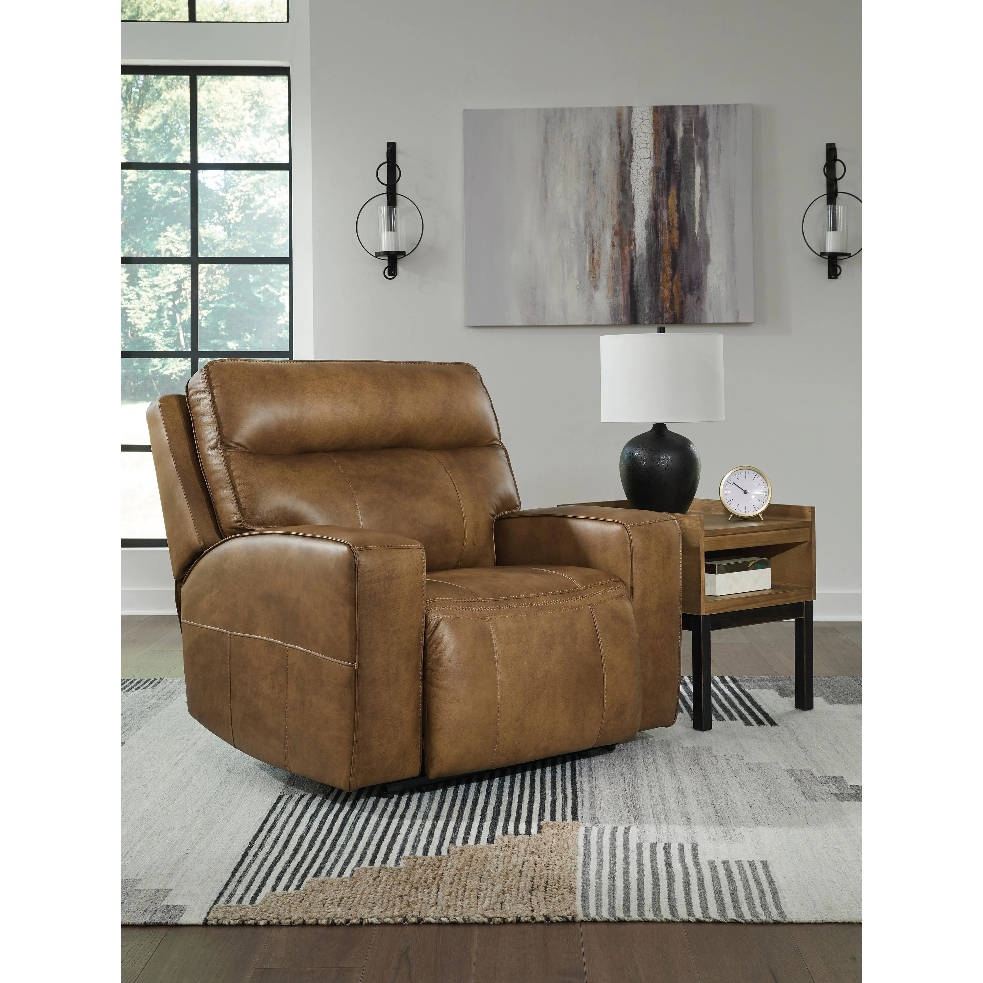 Signature Design by Ashley Game Plan Power Leather Recliner U1520682