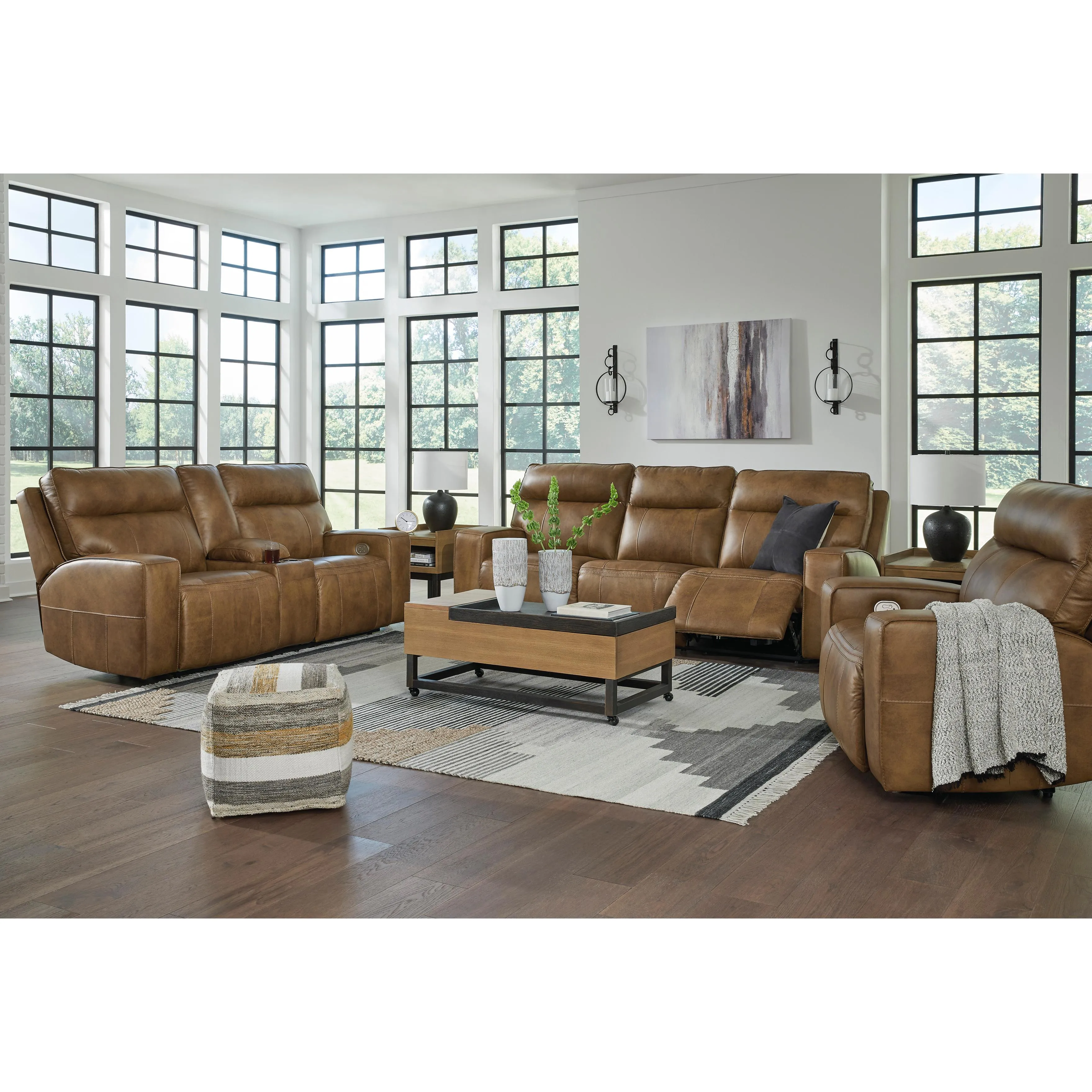 Signature Design by Ashley Game Plan Power Leather Recliner U1520682