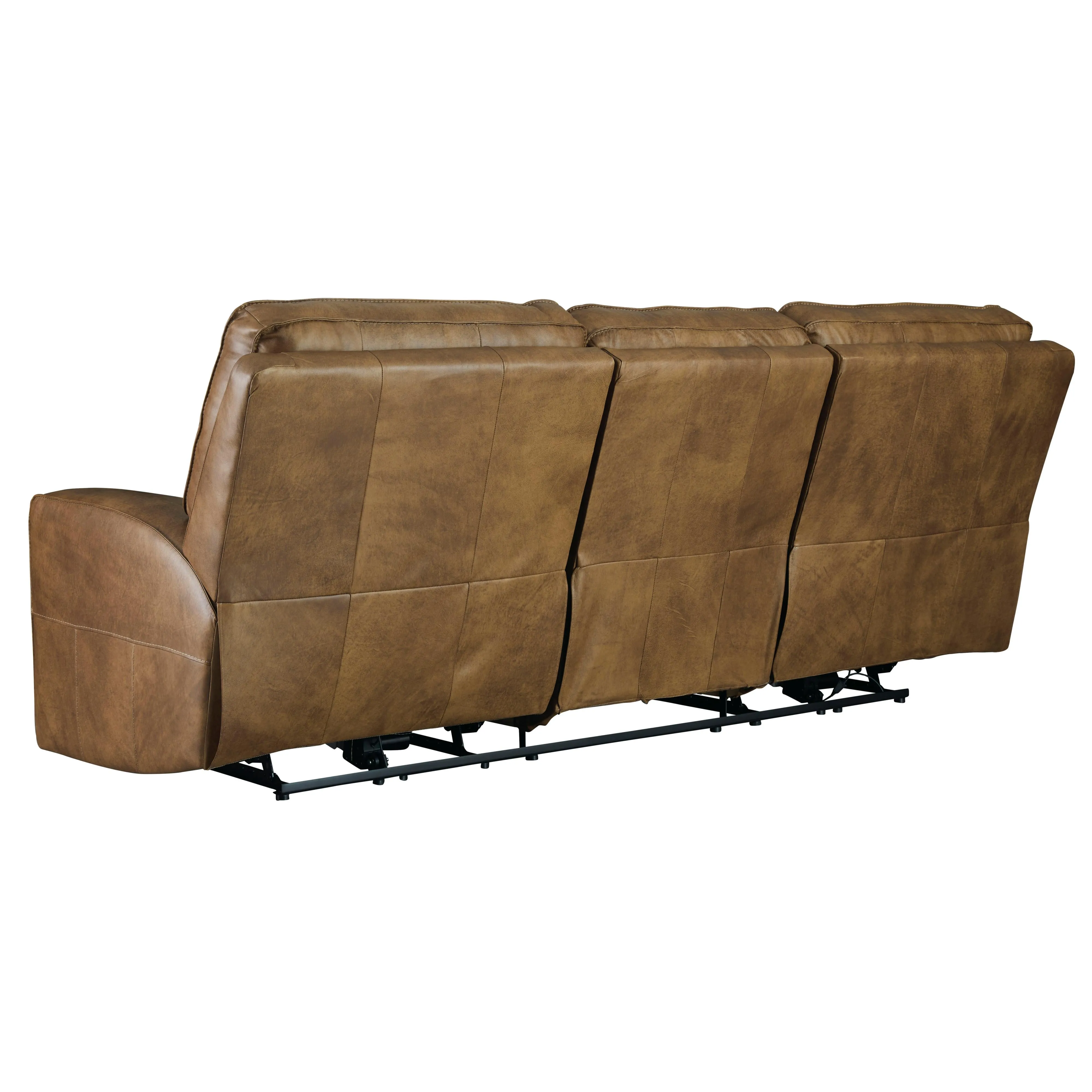 Signature Design by Ashley Game Plan Power Reclining Leather Sofa U1520615