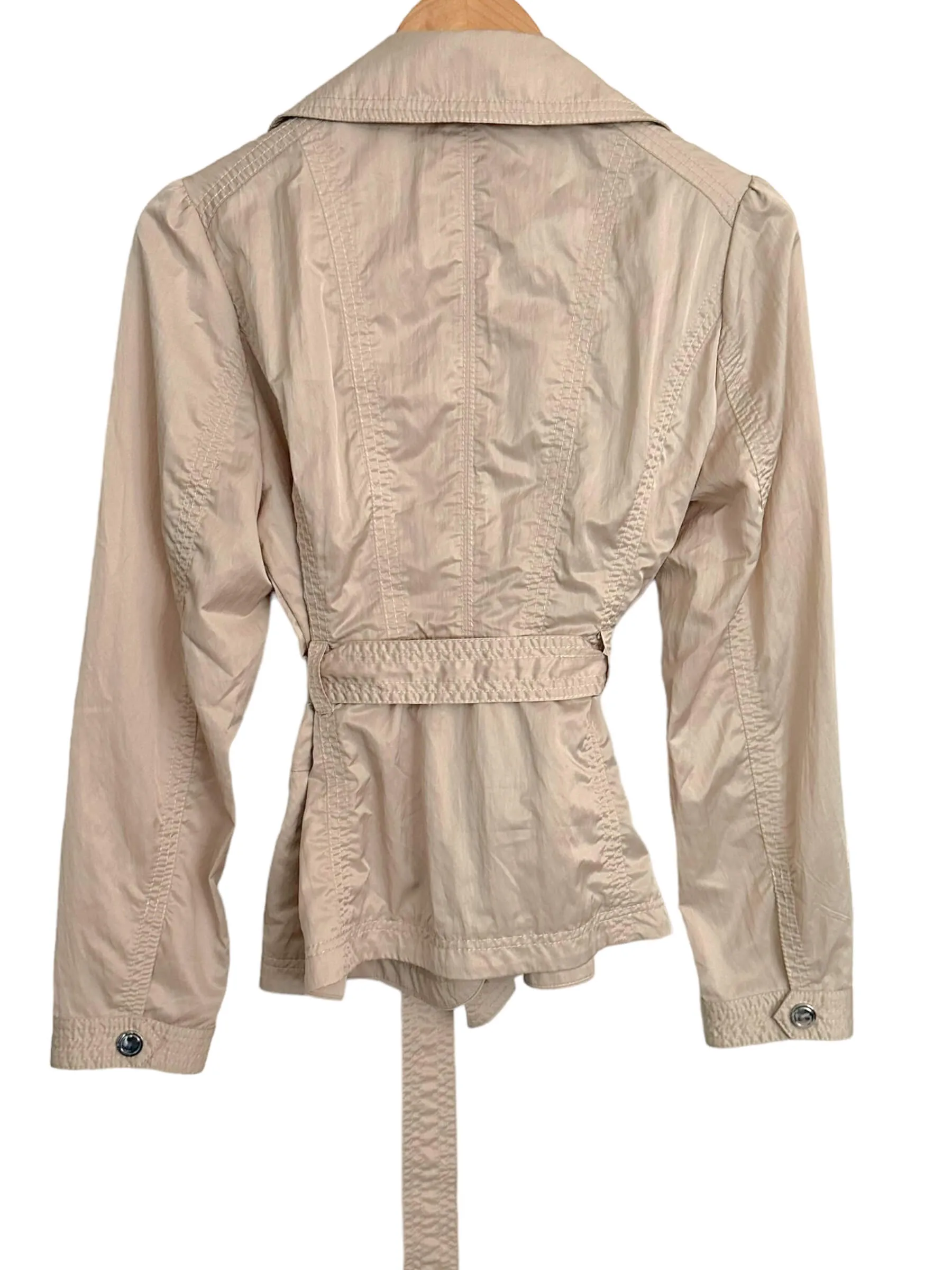 Soft Autumn Champagne Ruffle Jacket