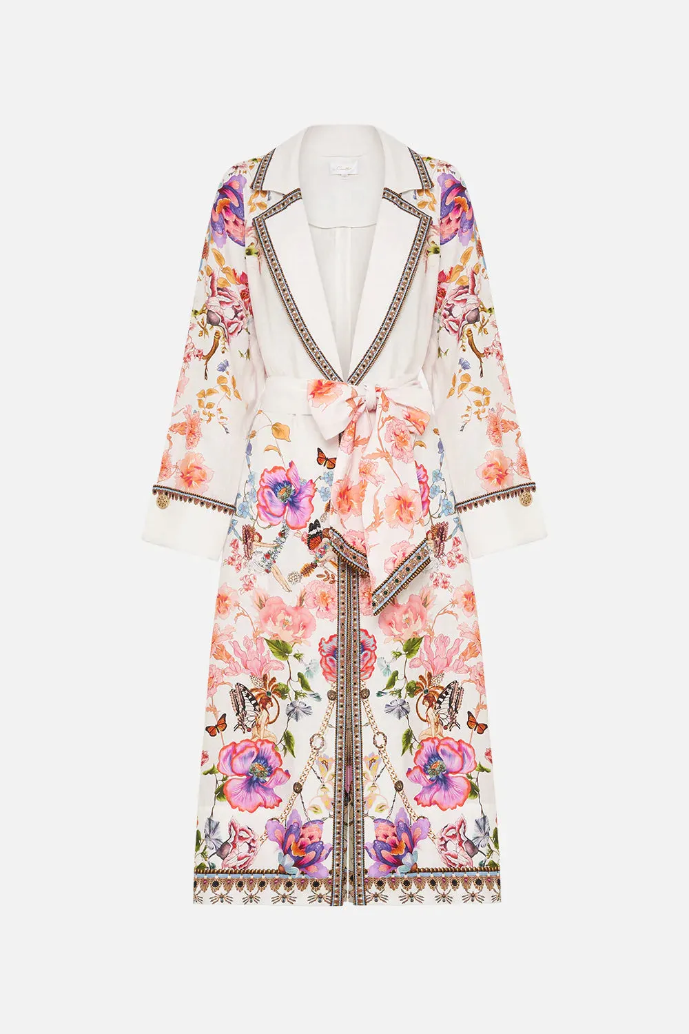 SOFT TRENCH WITH FRENCH CUFF SPIDER GIRL