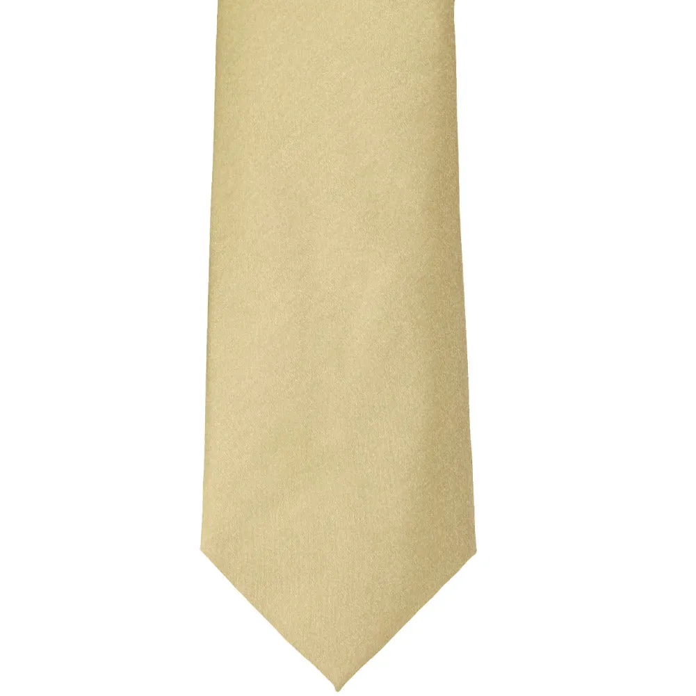 Sparkling Champagne Solid Color Necktie