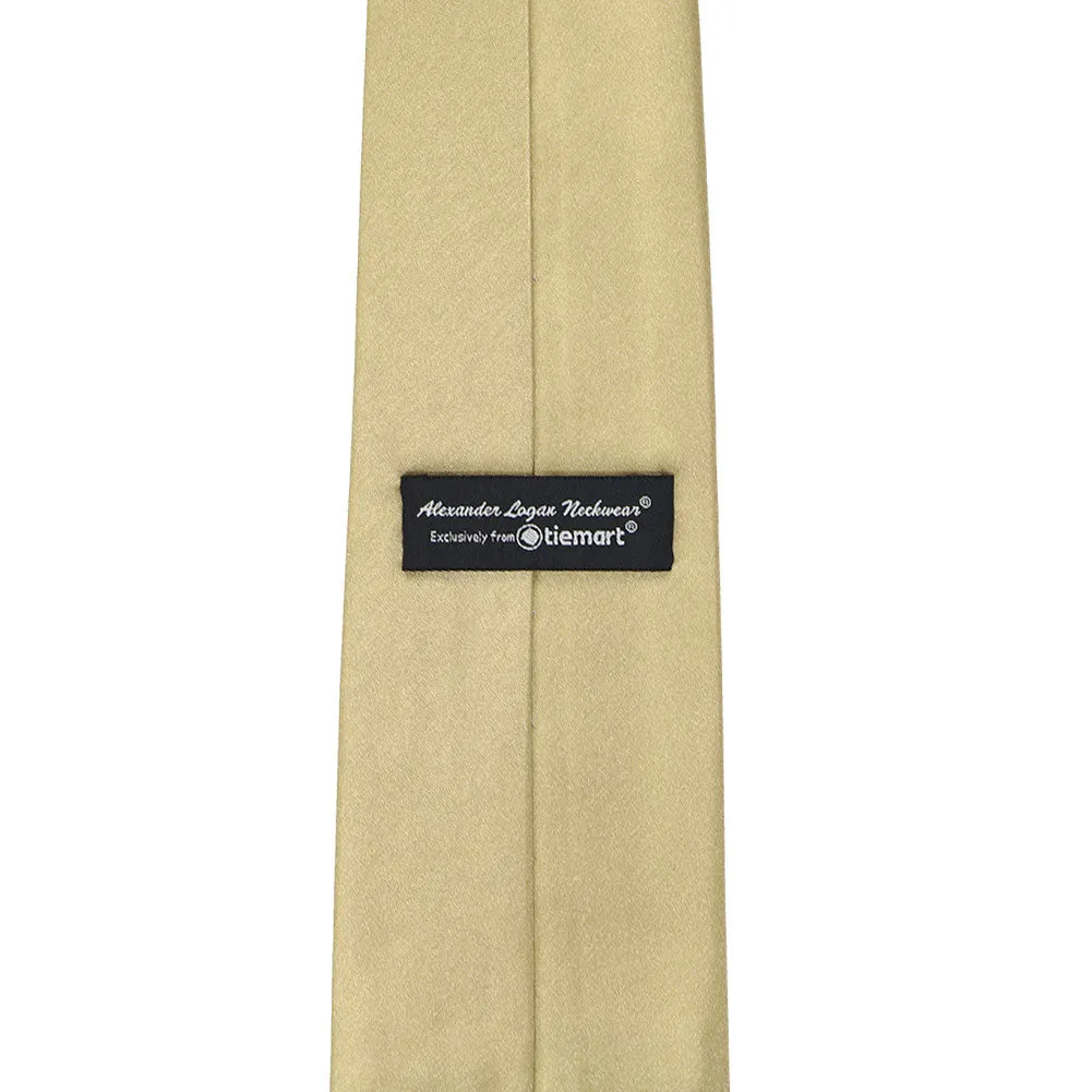 Sparkling Champagne Solid Color Necktie