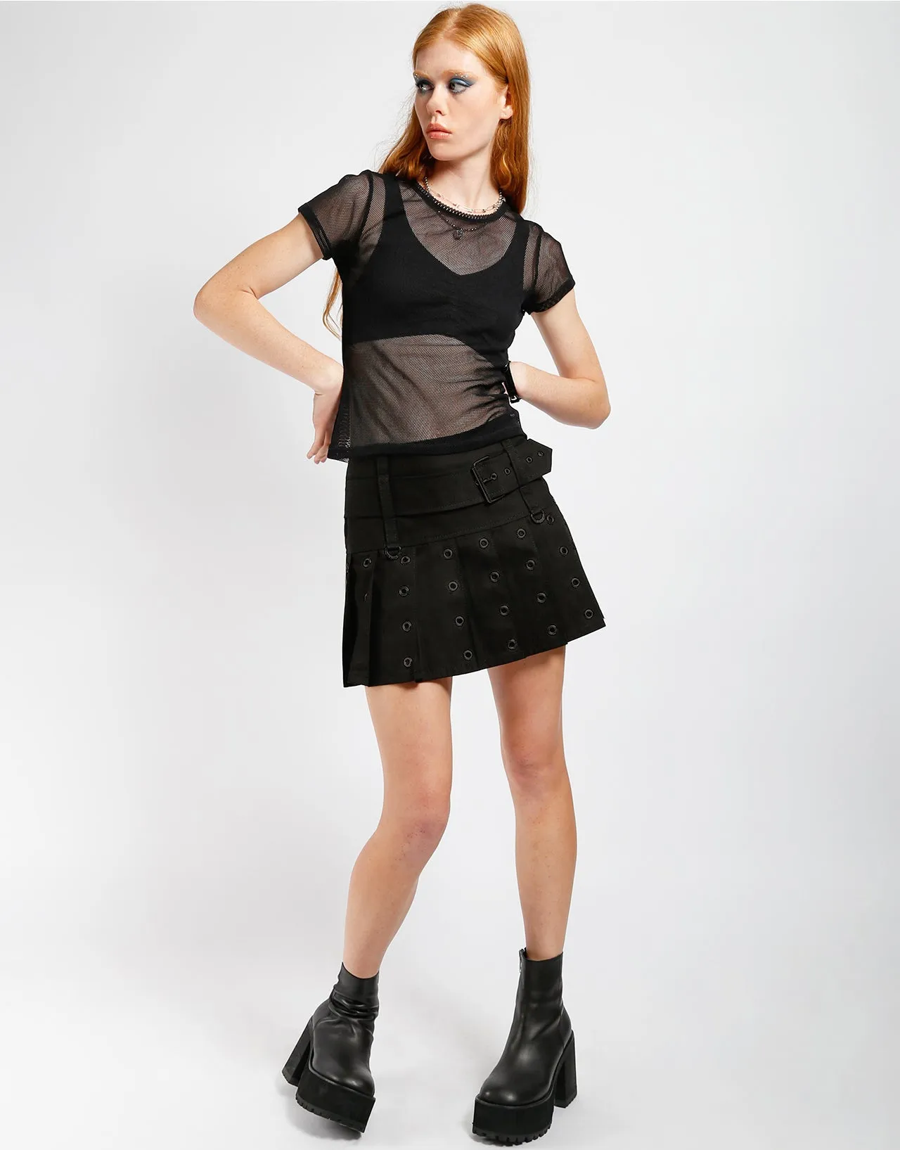 SUPER ROCKER SKIRT BLACK
