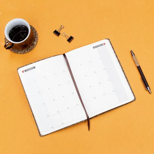 Sustainable Cork Diary (Brown)