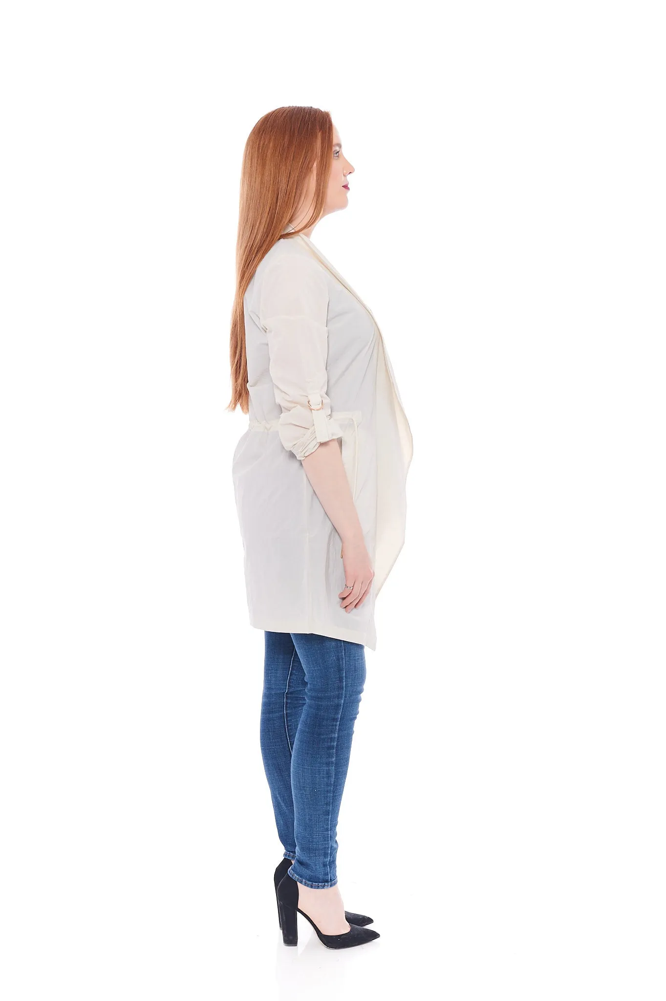 THE DREAMY DAYS LONG SLEEVE JACKET IN BEIGE