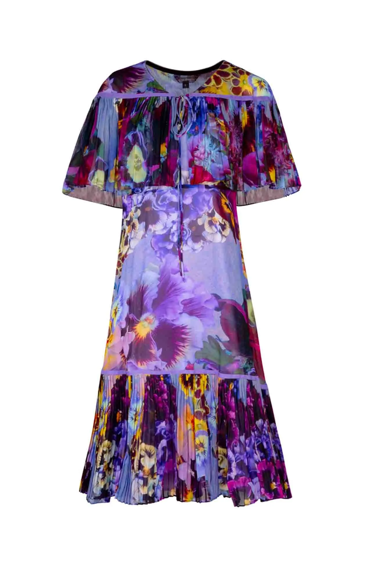 Trelise Cooper - Pop Of Passion A Pleating Glance Dress