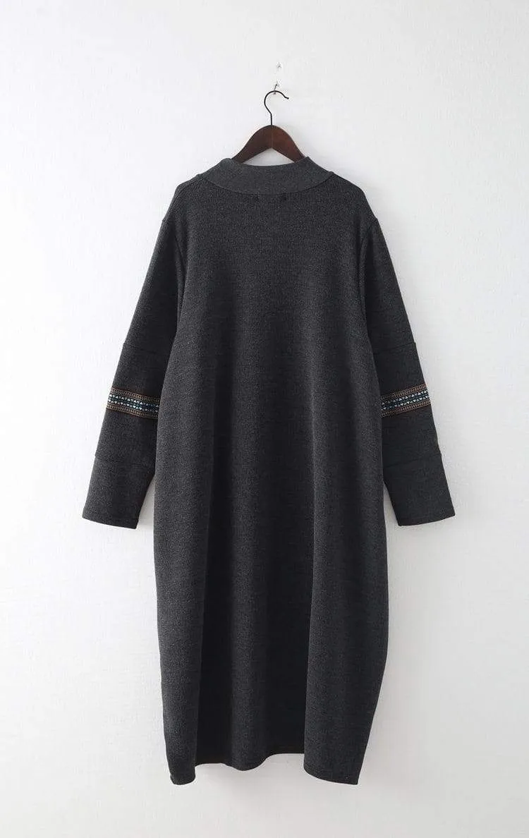 Turtleneck Maxi Sweater Dress