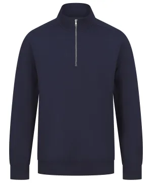 Unisex sustainable -zip sweatshirt | Navy