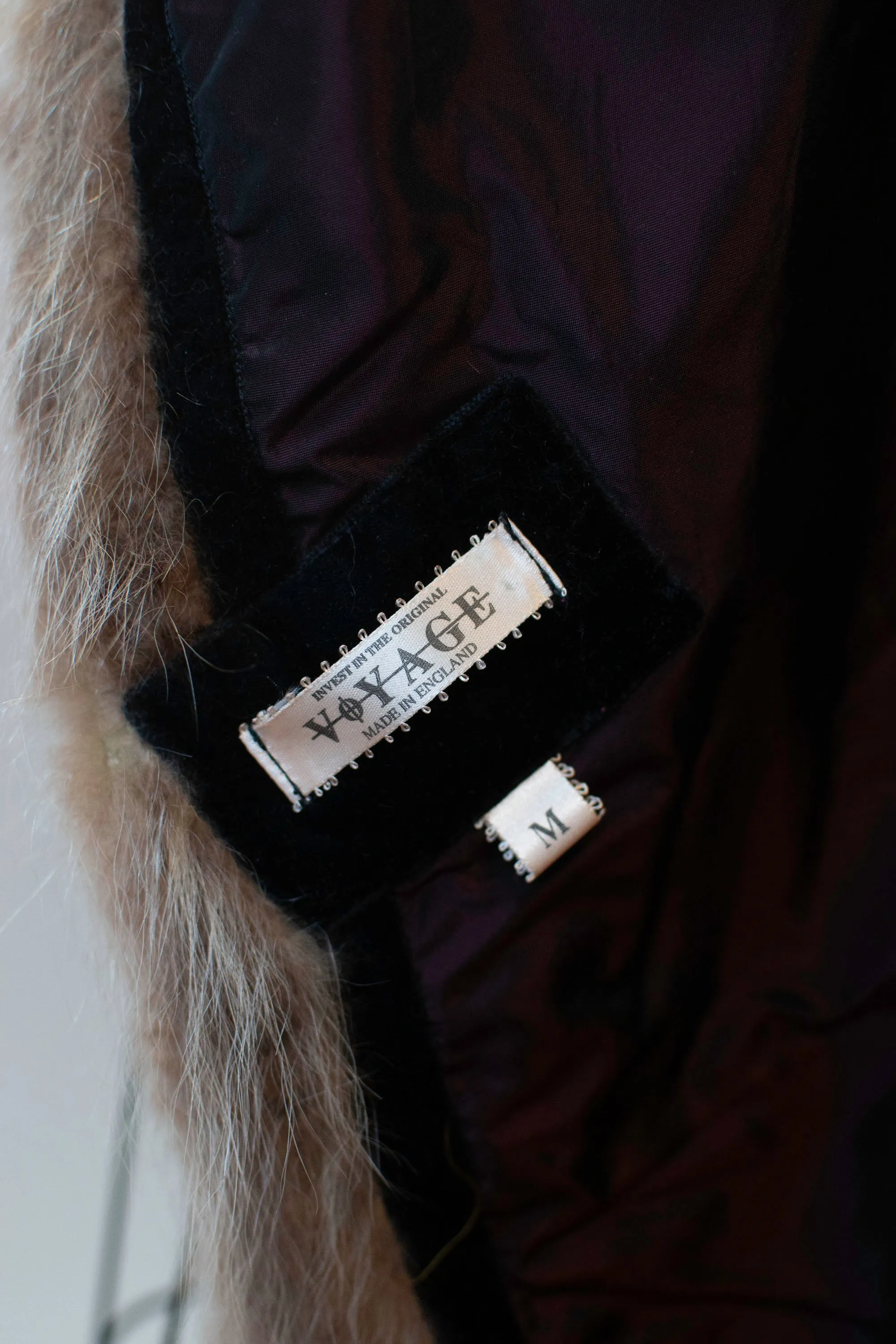Velvet Coat w/ Fur Trim | Voyage Invest in the Original