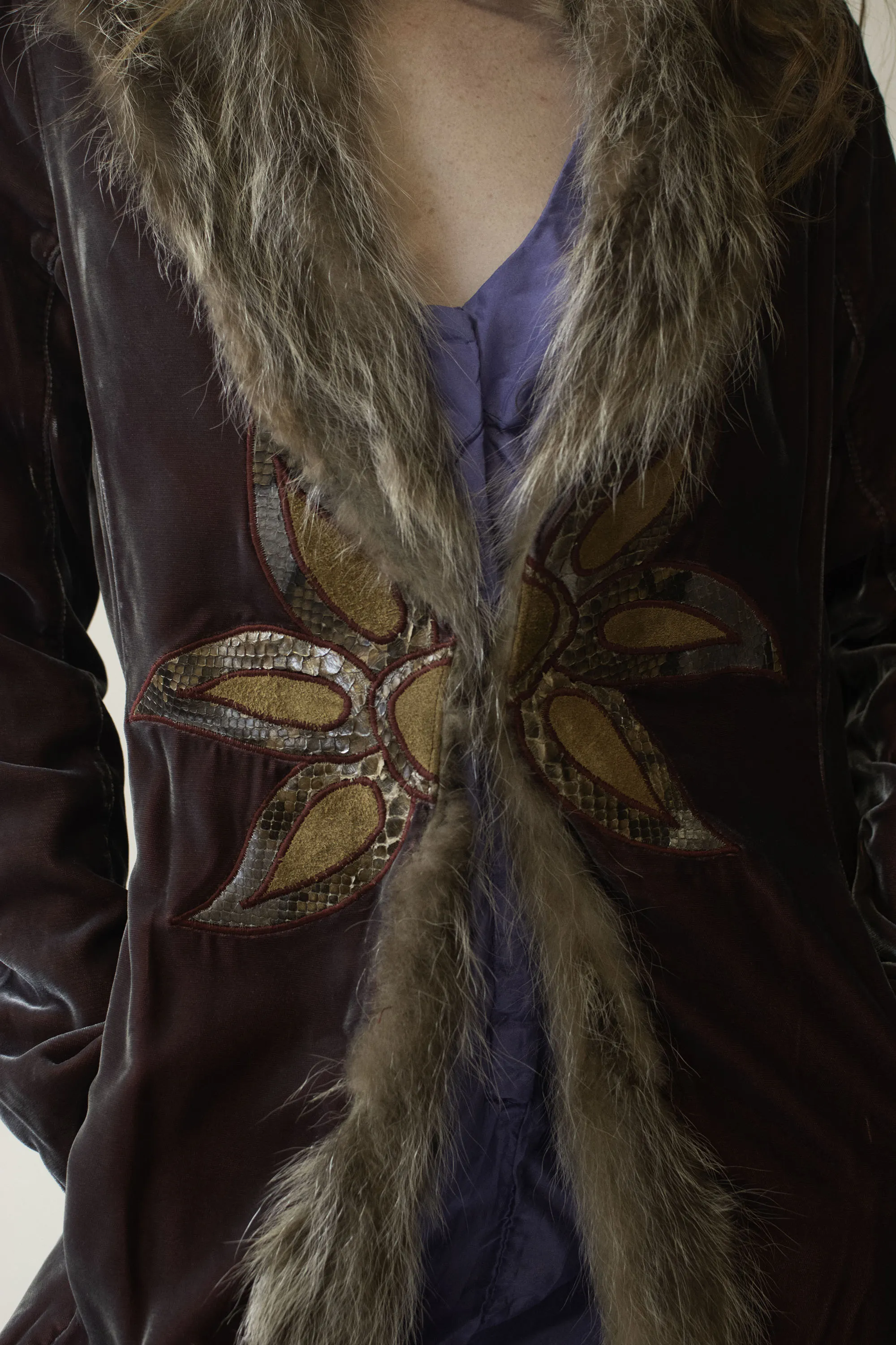 Velvet Coat w/ Fur Trim | Voyage Invest in the Original