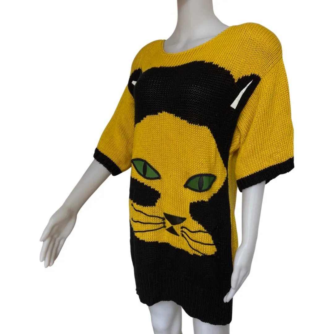 Vintage 1980s Lillie Rubin Cat Sweater