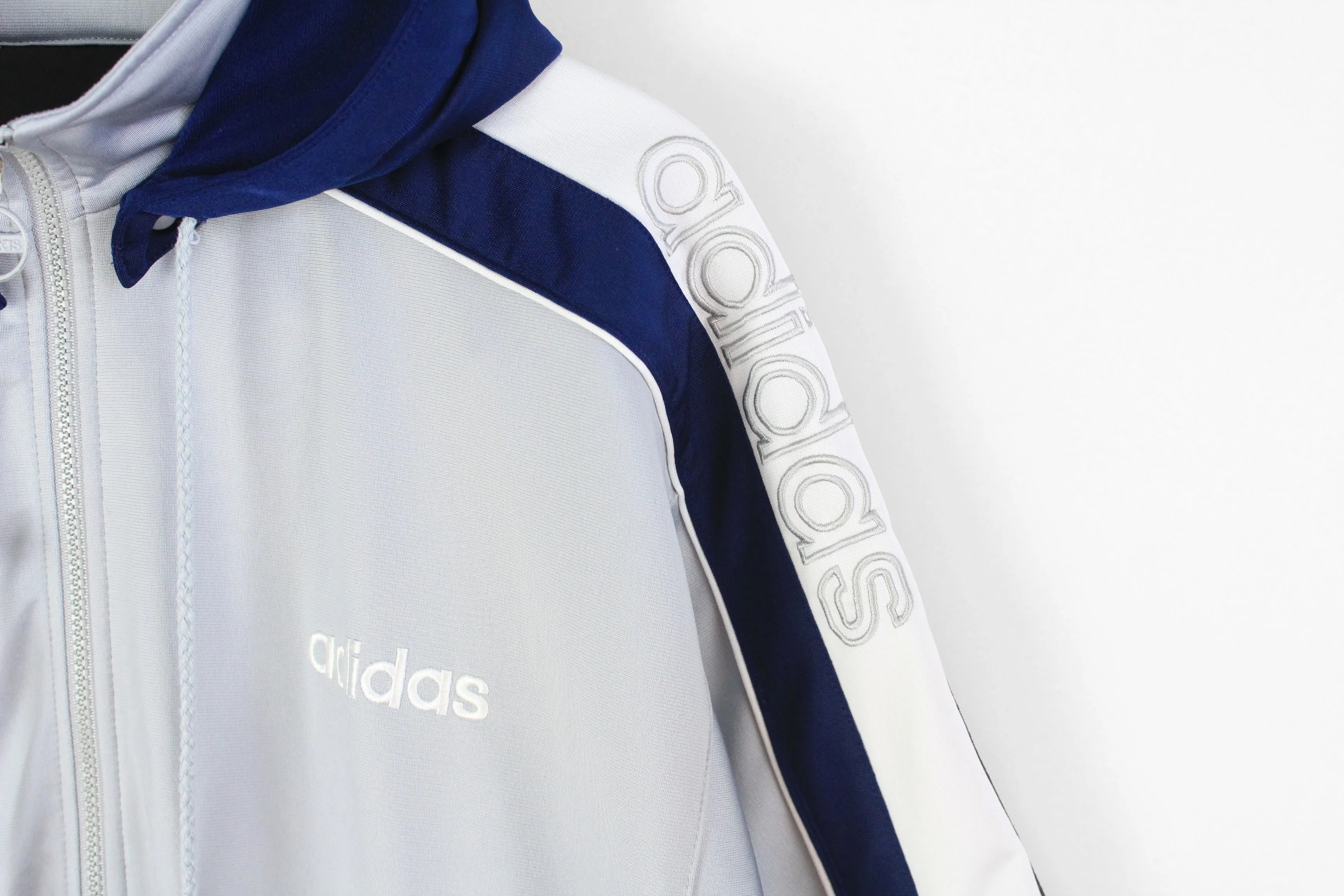 Vintage Adidas Half Sleeve Track Jacket Large