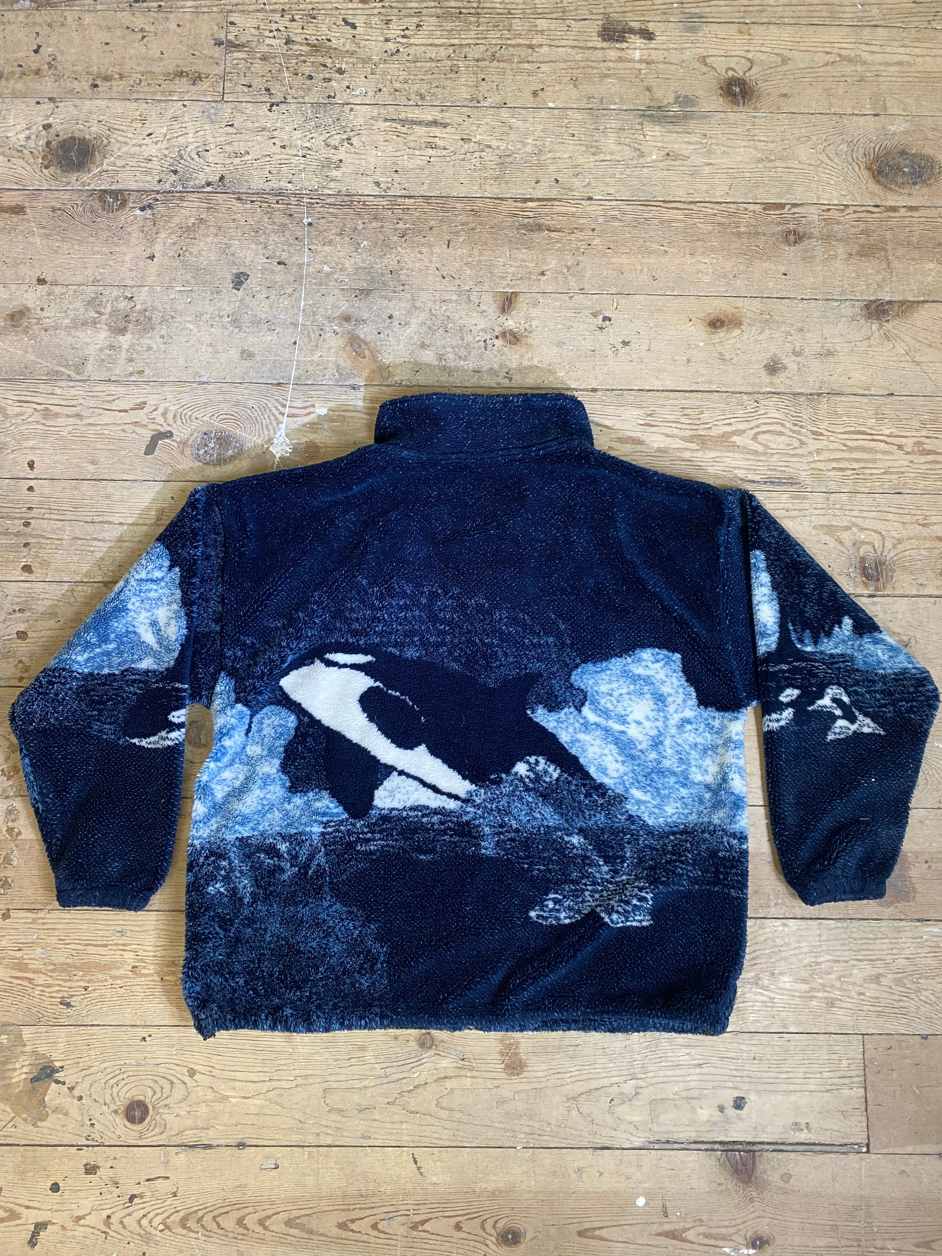 Vintage Orca Zip-Up Cozy Jacket by Black Mountain