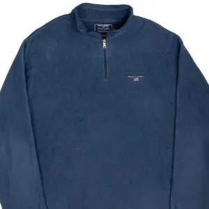 VINTAGE RALPH LAUREN POLO SPORT QUARTER ZIP FLEECE PULLOVER JACKET 1990S XL