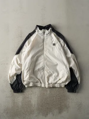 Vintage Y2K White & Black Wilson Track Jacket (M)